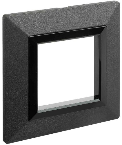 Рамка универсальная DKC Avanti 1-м. металл темно-серый картинка